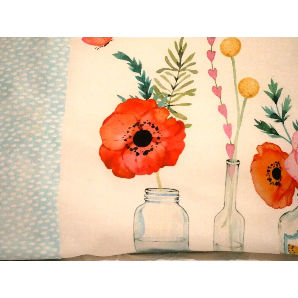 Handmade Standard Size Pillowcase Set English Garden